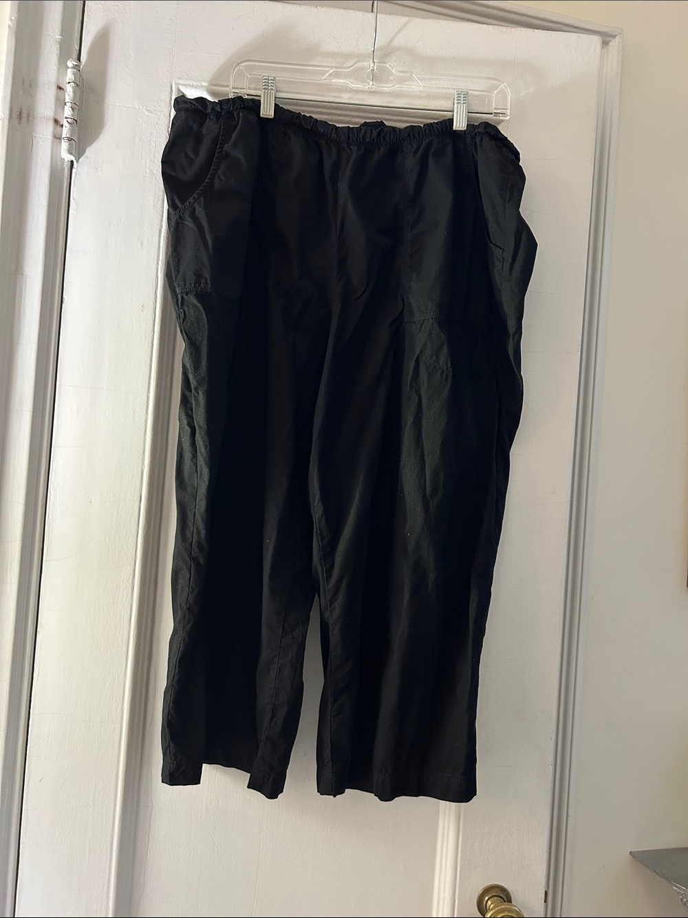 Fresh Produce black cotton crop pants